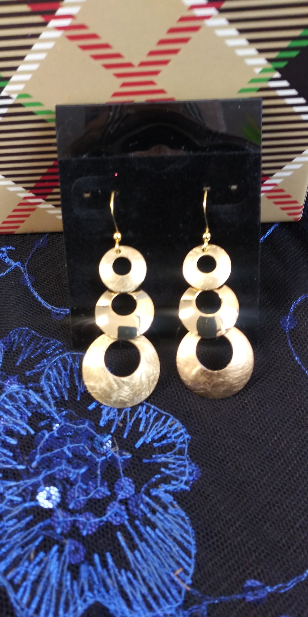Earrings 3 Tier cirles